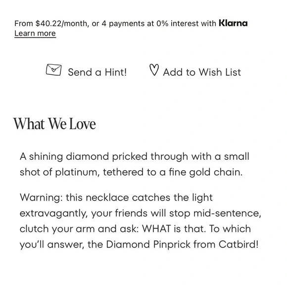 FLASH SALE TODAY ONLY — Catbird Diamond Pinprick Necklace in Yellow Gold - Picture 6 of 9